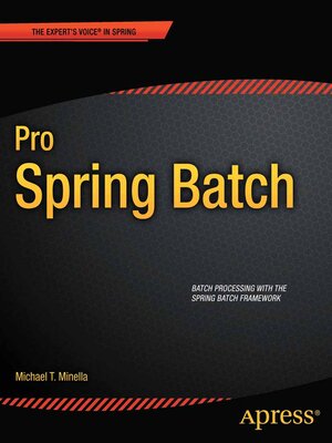 cover image of Pro Spring Batch